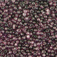 Glass seed beads 11/0 (2mm) Transparent dark purple